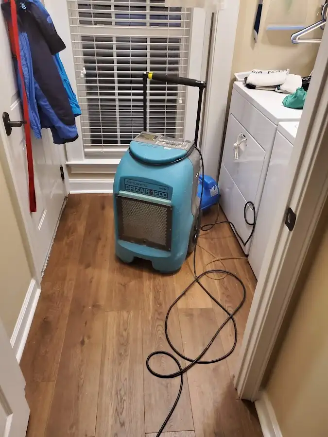 Commercial dehumidifier deployed for Flood Damage Cleanup in Henrietta